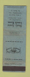 Matchbook Cover - Shady Grove Lunch Room Altavista VA WORN TAPED BACK