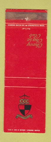 Matchbook Cover - Chevy Chase Club MD WEAR