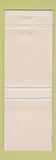 Matchbook Cover - Fortuna's Deluxe Restaurant Niagara Falls NY