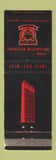 Matchbook Cover - The Worth Hotel Fort Worth TX