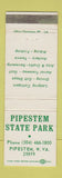 Matchbook Cover - Pipestem State Park WV