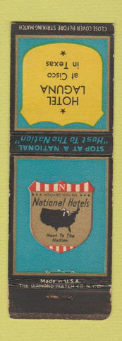 Matchbook Cover - Hotel Laguna Cisco TX WEAR
