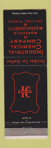 Matchbook Cover - Industrial Chemical Wakefield MA