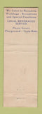 Matchbook Cover - Locomotive Club Schenectady NY WEAR
