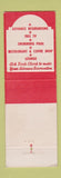 Matchbook Cover - Alamo Plaza Hotel Courts Beaumont TX