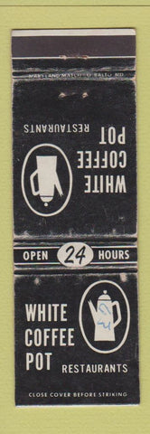 Matchbook Cover - White Coffee Pot Restaurants WEAR