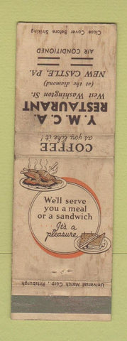 Matchbook Cover - YMCA Restaurant New Castle PA WEAR