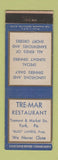 Matchbook Cover - Tre Mar Restaurant York PA TAPED BACK