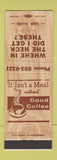 Matchbook Cover - Ginny's Maumee OH