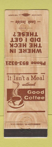 Matchbook Cover - Ginny's Maumee OH