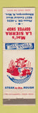 Matchbook Cover - Mac's La Sierra Coffee Shop Albuquerque NM