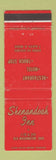 Matchbook Cover - Shenandoah Inn Old Washington OH
