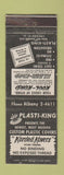 Matchbook Cover - Plasti King Plastic Covers Chicago IL