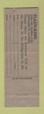 Matchbook Cover - Plasti King Plastic Covers Chicago IL