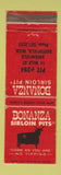 Matchbook Cover - Bonanza Sirloint Pit Southfield MI WEAR