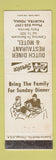 Matchbook Cover - Dutch Diner Restaurant Motel Palmyra PA