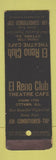 Matchbook Cover - El Reno Club Ottawa IL SAMPLE POOR STRIKER