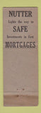 Matchbook Cover - Nutter Mortgage Service Camden NJ WEAR