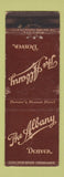 Matchbook Cover - The Albany Hotel Denver Colorado WEAR