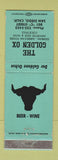 Matchbook Cover - The Golden Ox San Diego CA