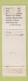 Matchbook Cover - Kachina Lodge Motel Taos NM WORN