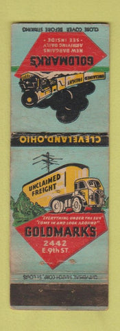 Matchbook Cover - Goldmarks Store Cleveland OH WORN