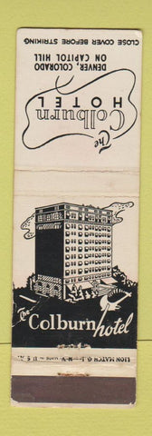 Matchbook Cover - Colburn Hotel Denver Colorado WEAR
