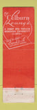 Matchbook Cover - Colburn Hotel Denver Colorado WEAR