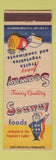 Matchbook Cover - Seaway Foods