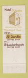 Matchbook Cover - El Rancho Grande Motel El Jardin Brownsville TX