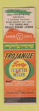 Matchbook Cover - Cities oil gas Nicolet Service New Franken? WI
