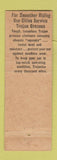 Matchbook Cover - Cities oil gas Nicolet Service New Franken? WI
