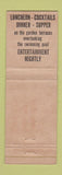 Matchbook Cover - The Chase Hotel St Louis MO Steeplechase WEAR