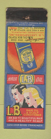Matchbook Cover - LB Hair Oil WORN