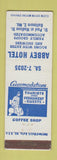 Matchbook Cover - Abbey Hotel Baltimore MD