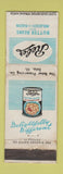 Matchbook Cover - Reber Canned Butter Beans Eola IL WEAR