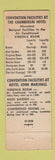 Matchbook Cover - Chamberlain Hotel Fort Monroe VA Hotels Richmond