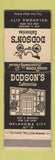 Matchbook Cover - Dodson's Cafeterias Oklahoma City OK