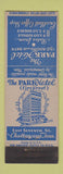 Matchbook Cover - The Park Hotel Chattanooga TN