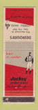 Matchbook Cover - Jockey Underwear Desrosier's Lowell MA WEAR