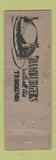 Matchbook Cover - Toney's Bar DuBois PA WORN