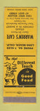 Matchbook Cover - Warren's Cafe Long Beach CA
