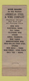 Matchbook Cover - American Steel wire Tiger Wire Rope WORN