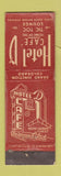 Matchbook Cover - Hotel D Cafe Tic Toc Lounge Grand Junction Colorado WORN