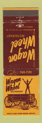 Matchbook Cover - Wagon Wheel Restaurant Merrillville IN WEAR