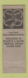 Matchbook Cover - Salvatore's Continental Restaurant Long Beach CA
