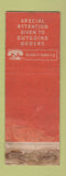 Matchbook Cover - Linds Spa New York City Federal WORN