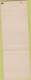 Matchbook Cover - Fresno Malt Shop Fresno CA