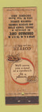 Matchbook Cover - Coronado Cafe Phoenix AZ WEAR