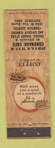 Matchbook Cover - Coronado Cafe Phoenix AZ WEAR